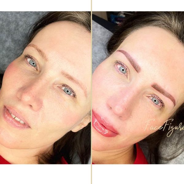 blonde eyebrow tattoo Brisbane