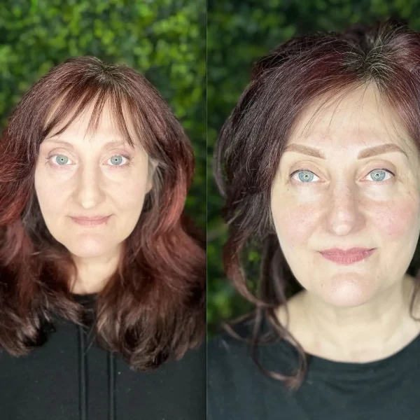 eyebrows microblading before and after