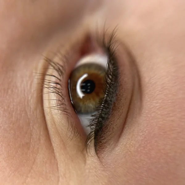 faded eyeliner tattoo