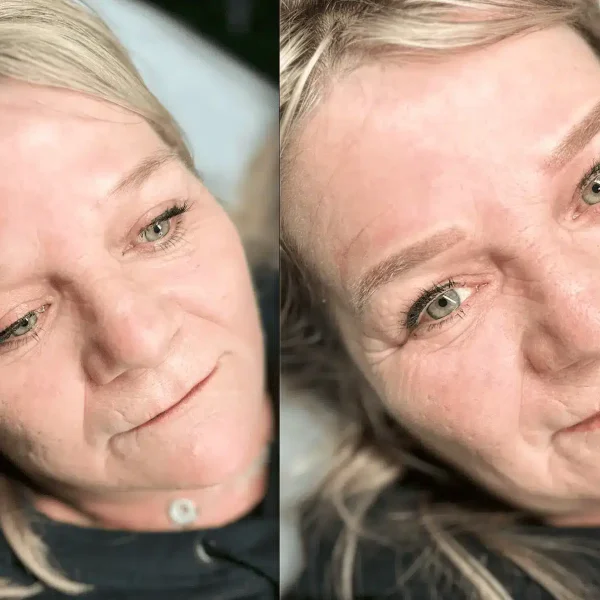 natural blonde eyebrows