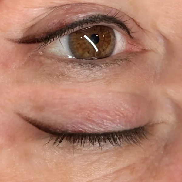 winged eyeliner tattoo