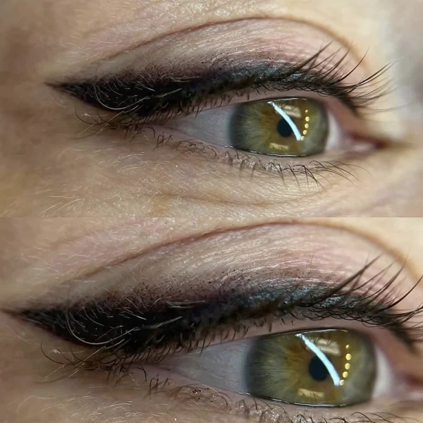 winged eyeliner tattooing