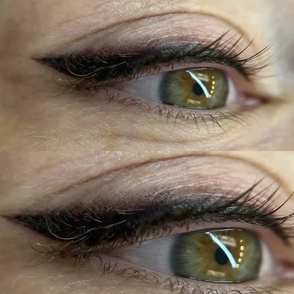 winged eyeliner tattooing